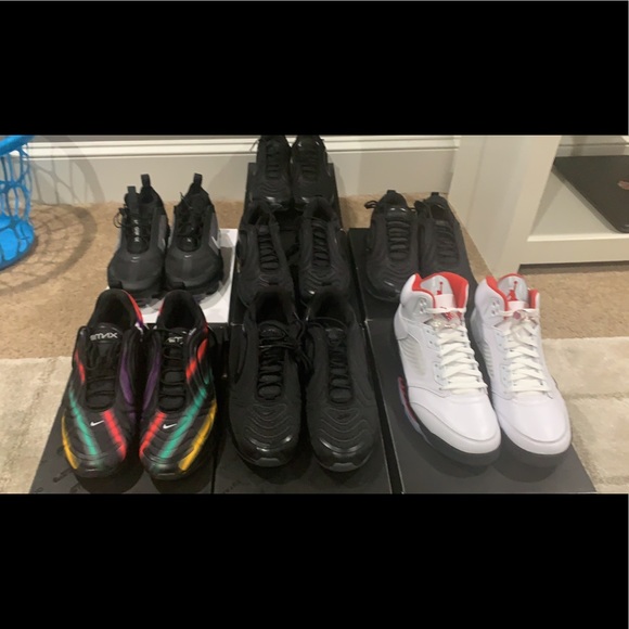 Air max 720, Jordan retro 5, vapormax